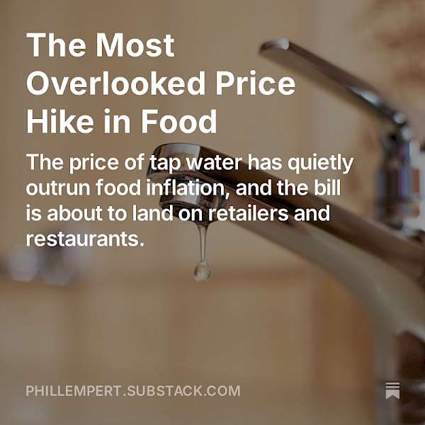 We spent two years arguing about the price of eggs and beef. What no one is talking about is the price of water!